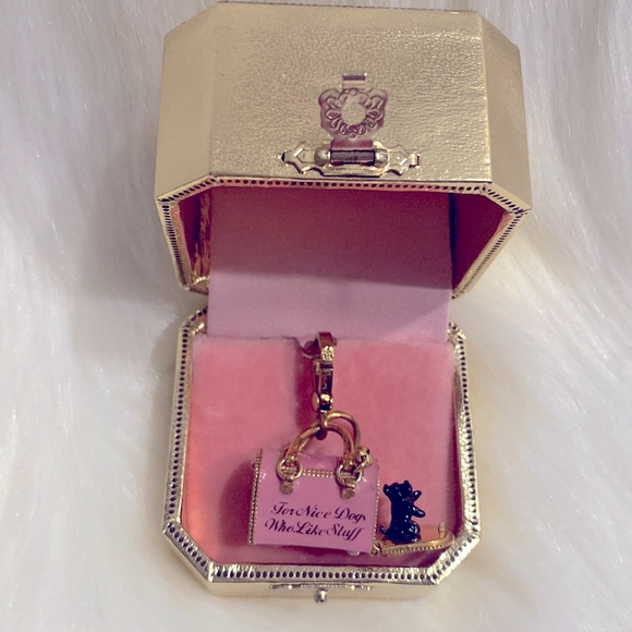 Juicy Couture Pink Dog Carrier Charm Like New Excellent Condition - Picture 7 of 13